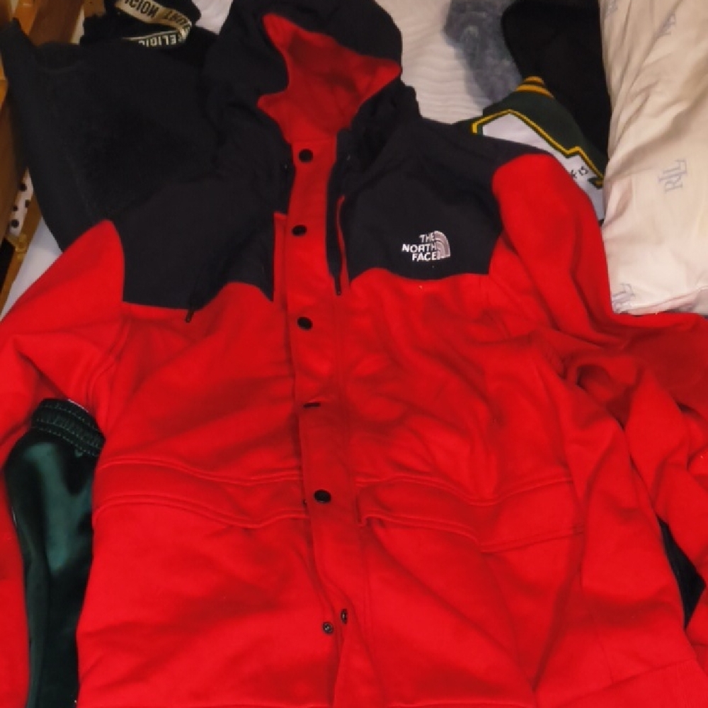 The North Face Men's Bold Red and Black Performance Jacket